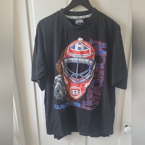 1994 Montreal Canadiens Black Graphic Hockey Tee